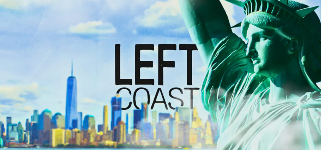 Left Coast logo & NY skyline