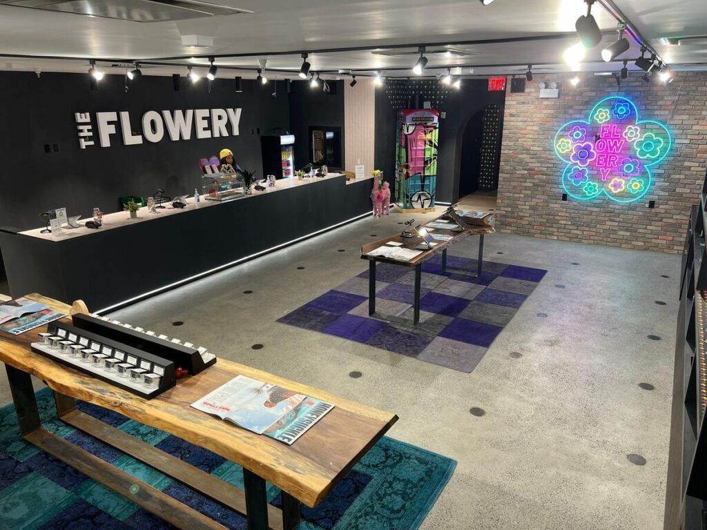 Interior of The Flowery