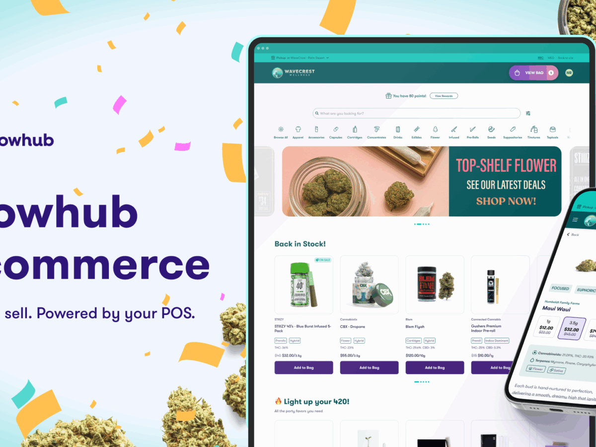 Flowhub Launches POS-Native Ecommerce Solution to Power Online Cannabis Retail Growth